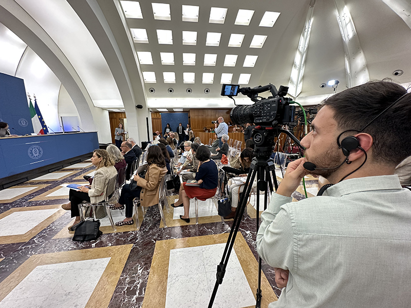 Consiglio dei Ministri Videomnia istituzionale