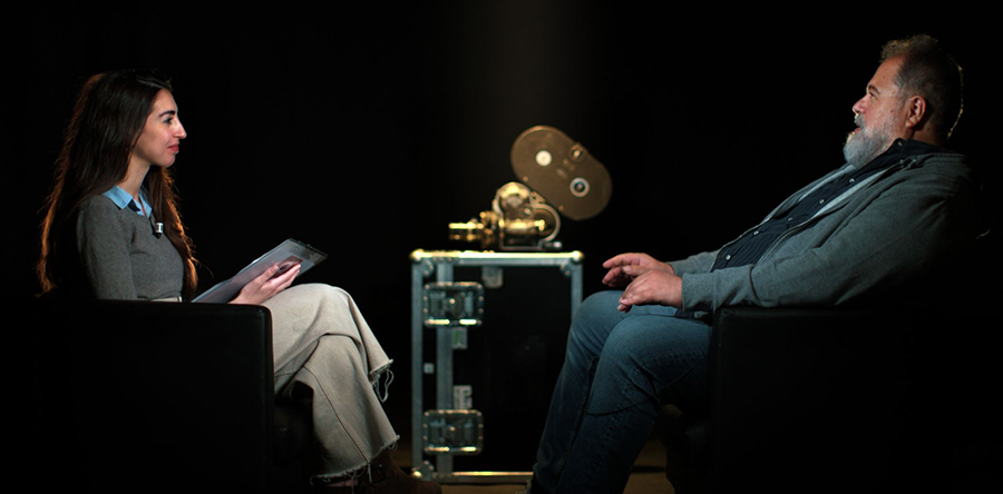 Gino Sgreva Studio VideomniaTV Talk Cinema