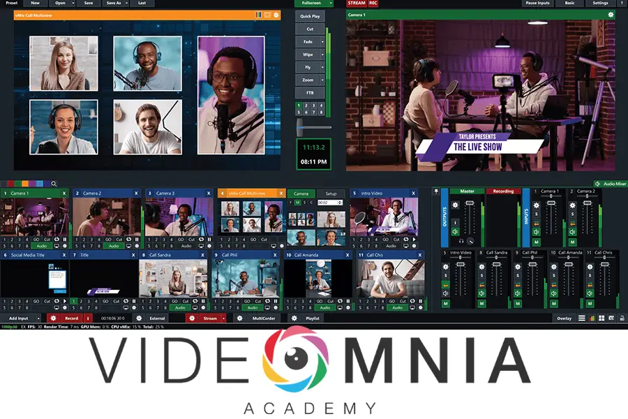 Spettacolo Giovani Videomaker Regia VMix