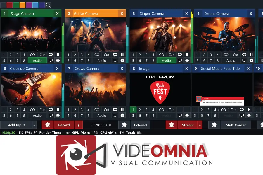 Accademia Roma Cine Iscrizione Corsi TV Regia VMix